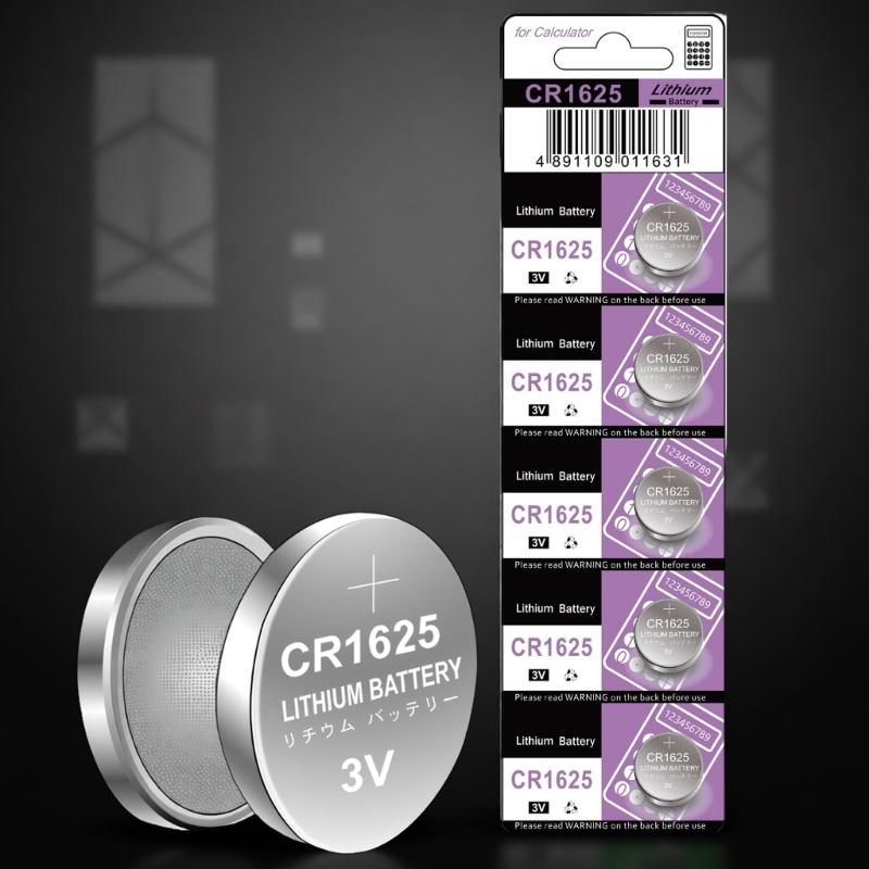10/5Pcs CR1625 Button Cell Batteries High Performances 3V Power for Electronics Toys and Remote Controls Watches
