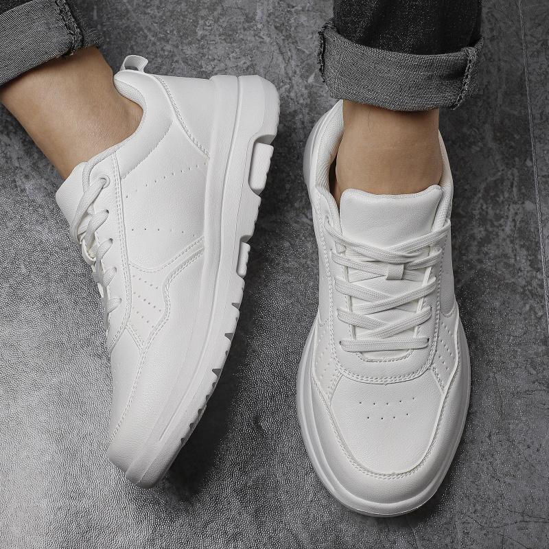 Men Shoes Allseason Athletic Shoes Men Daily Wear Shoes Lace Up White Black Athletic Shoes Outside Walking Footwear For Man