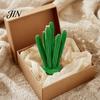 Decorative Cactus Key Hanger Jewelry Stand, Creative Desk Organizer for Earrings Necklaces Keys, Multi-ring Hanging Cute Vanity Office Decor , Unique