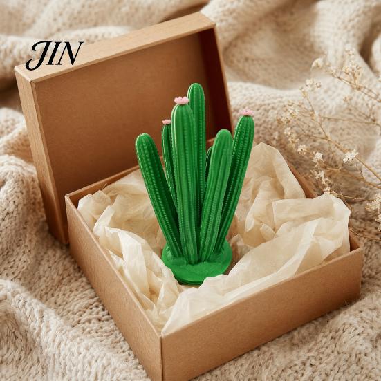 Decorative Cactus Key Hanger Jewelry Stand, Creative Desk Organizer for Earrings Necklaces Keys, Multi-ring Hanging Cute Vanity Office Decor , Unique