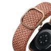 Uniq Aspen Apple Watch Strap 44/42/45 Mmseries 1/2/3/4/5/6/7/8/9/Se/Se2 Braided Pink/Grapefruit Pink