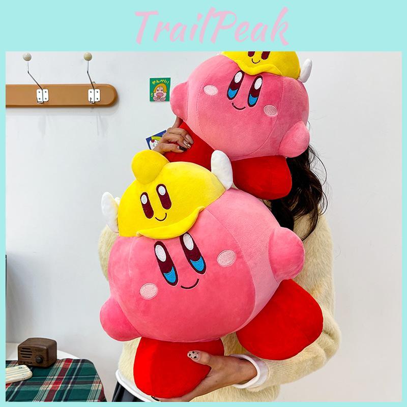 Kirby Plush Toy With Pp Cotton Filling Cute Cartoon Game Collectors Gift For Kids And Adults