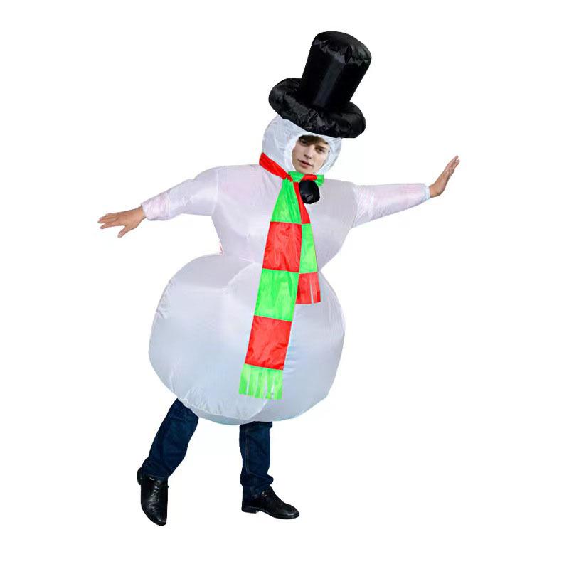 Santa Claus Inflatable Costume for Festive Fun and Stage Performances