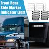 A ABSOPRO Front Rear Side Marker Lights Waterproof Rectangular Position Lamp for Trailer, Truck,