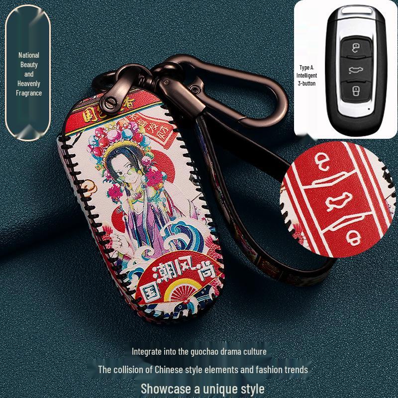 Compatible Key Cover Set for Geely Emgrand, Boyue, Bin Yue, Vision X6/X3, Binrui, and Xingyue Cars