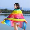 Women's Chiffon Scarf - Lightweight, Printed Sun Protection for Spring, Summer, Fall - Versatile Beach Shawl