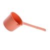 Water Scoop Long Handle Plastic Thickened Red Orange Water Dipper for Kitchen Bath Hair Washing
