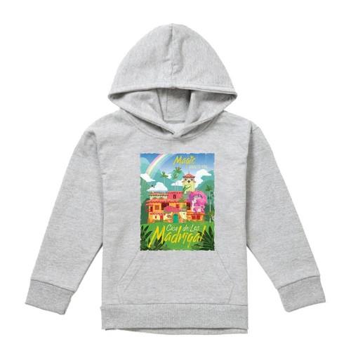 Encanto Childrens/Kids Magic Awaits You...Casa De Los Madrigal Poster Heather Hoodie