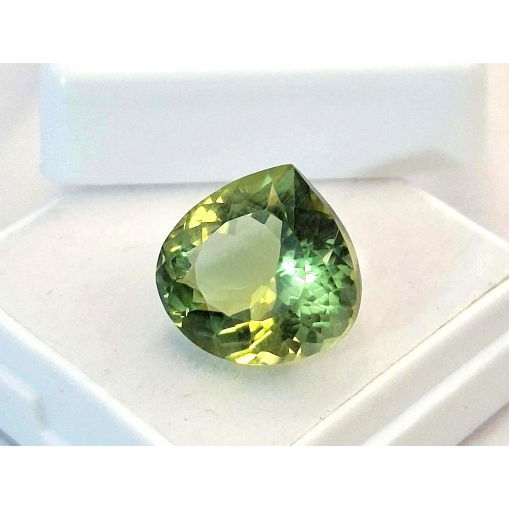 Natural Bi-Color Tourmaline Pear Cut 7-9 Ct Beautiful Certified Loose Gemstone