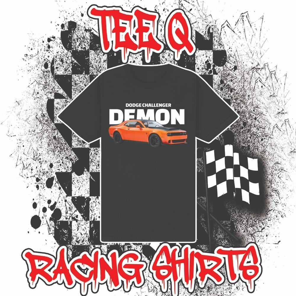 Challenger Demon ~ Premium Black Gildan Cotton Tee Unisex T-Shirt XXXXL