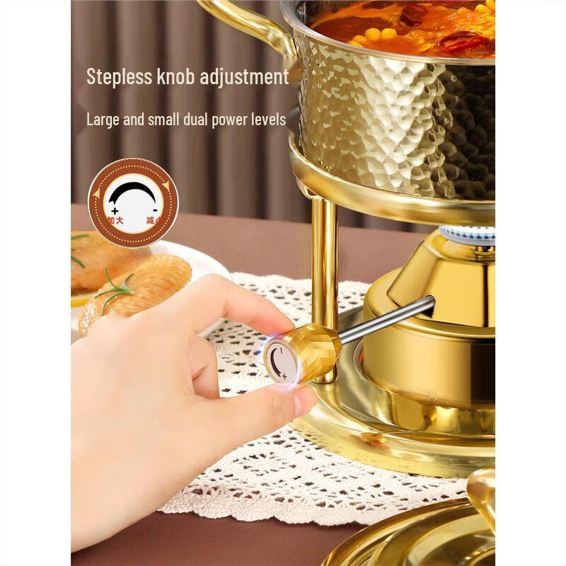 Single Person Portable Hot Pot with Frying Pan