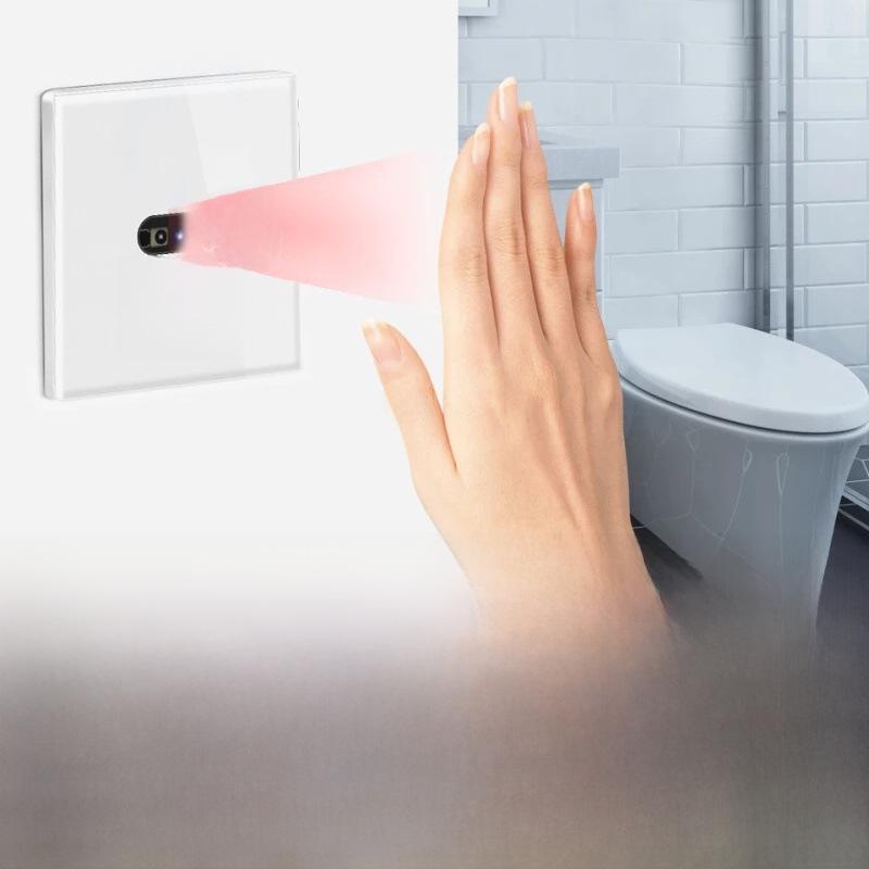 Senzor Infraroșu Tip 86: Comutator cu vală standard britanic/european hands-free