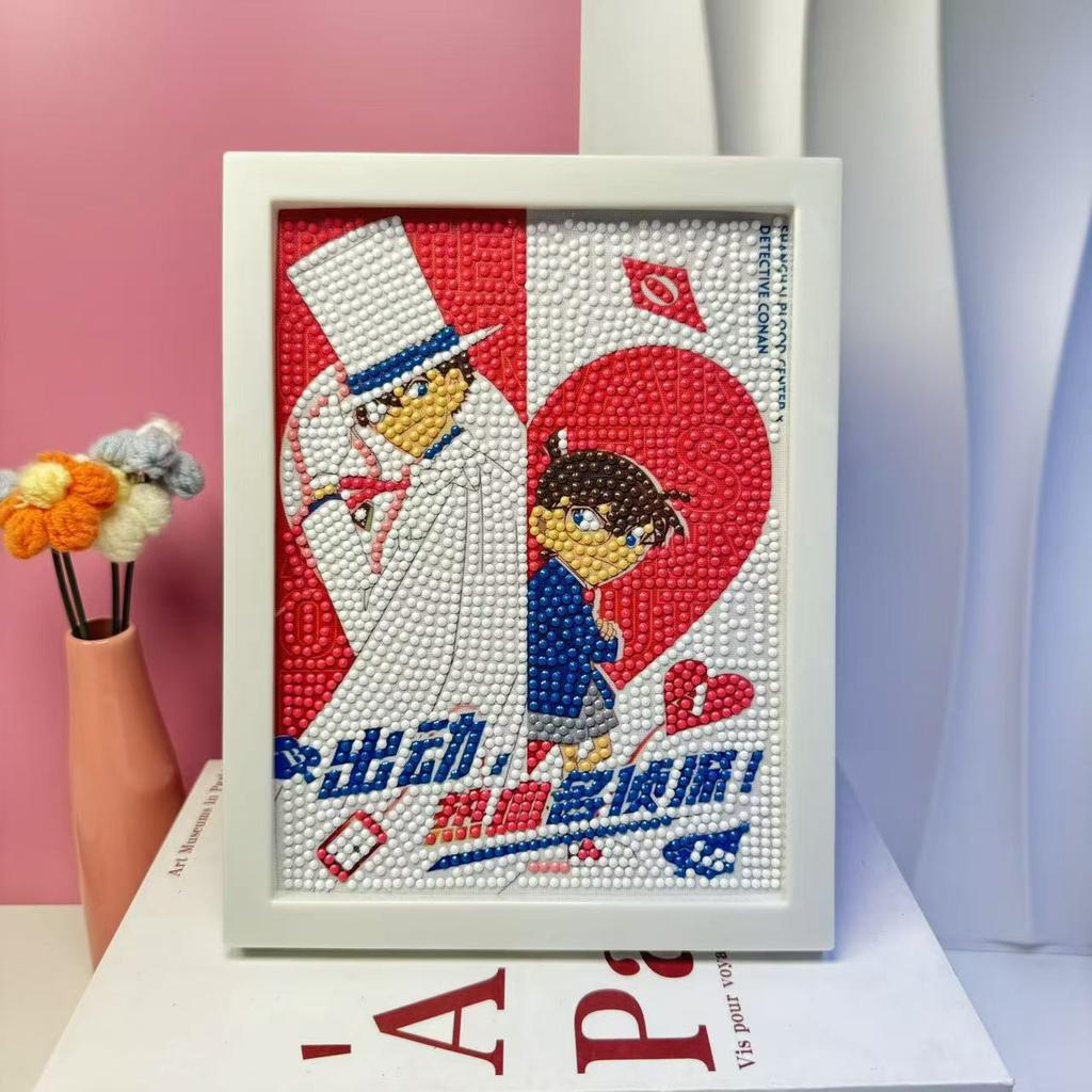 Children'S Diamond Painting Framed Handmade Diy Material Bag Sanrio Diamond Paste Painting Concentration Toy
