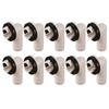 10X Air Conditioner Ac Drain Hose Connector Elbow Fitting for Mini-Split Units and Window Ac Unit 3/5 Inch(15mm)
