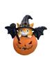 Halloween Harz Kürbis Figur Lampe für Tischdekoration