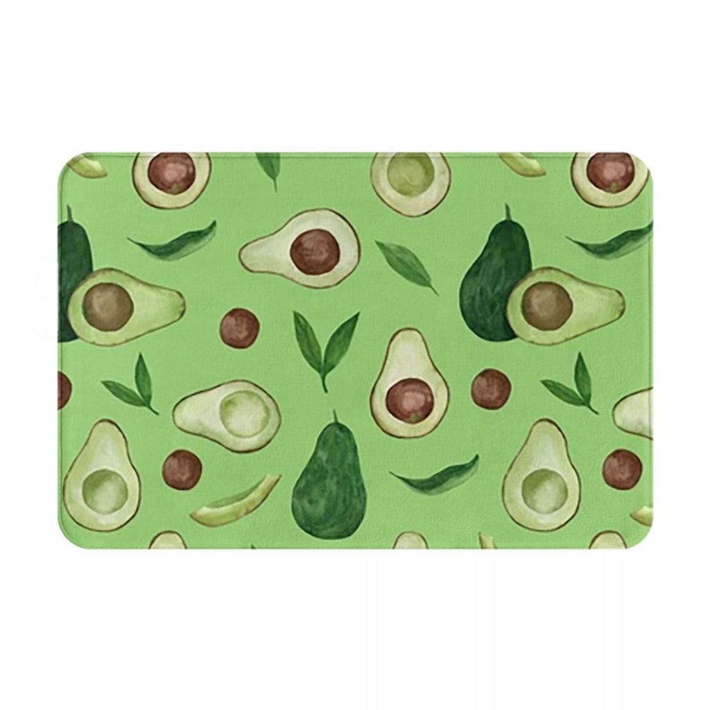 Avocado Anti-slip Doormat Floor Mat Antiwear Carpet Rug for Kitchen Entrance Home Balcony Footpad Mats