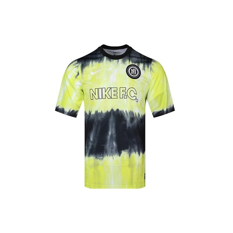 Nike Training Sports Jersey Round Neck Loose Short Sleeve Yellow Men s CK5573-010 L