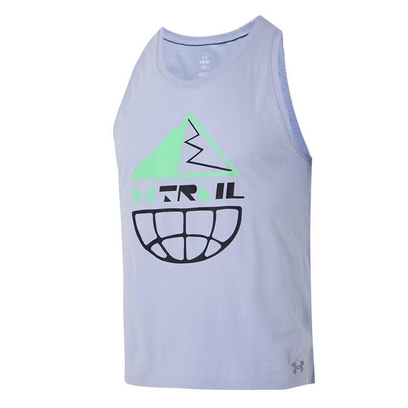 Under Armour Tank Top Men s Light Blue Purple 1383922-539 XL