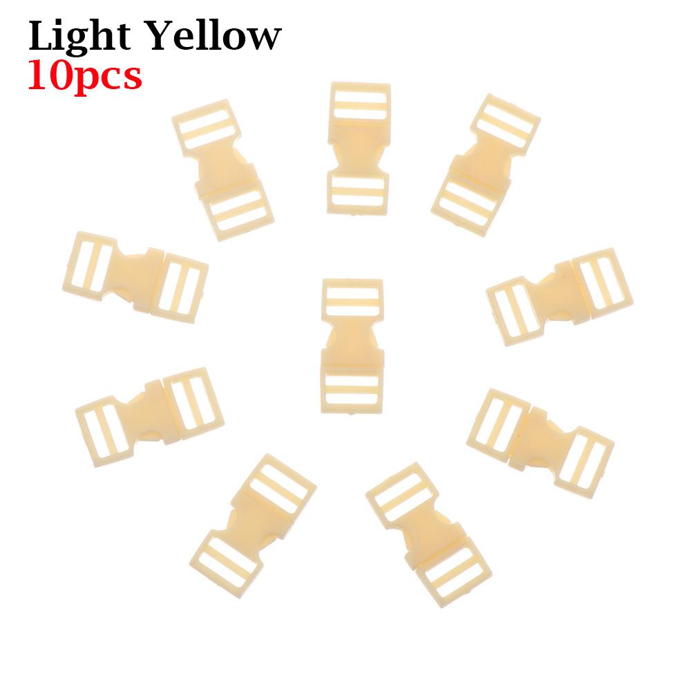 10/20pcs 6mm Plastic Mini Buckle DIY Doll Bags Buckle Handmade Backpack Button Bracelet Dog Collar Strap Buckle Webbing Supplies