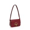 Vintage Brown Horseshoe Buckle Crossbody Bag Women 2026 Minimalist Office Shoulder Small Square Leather Handbag