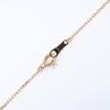 Flour Necklace K18 Yellow Gold/diamond Flour 1.8g Women Used
