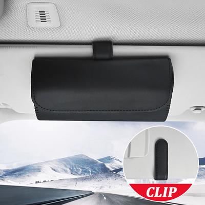 Magnetische Universal Auto Brillen Box Lagerung Halter Sonnenbrille Fall Magnet Sonnenblende Sonnenbrille Halter Lagerung Box