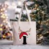 Christmas Letter Print Messenger Bag Student Casual Canvas Bag New