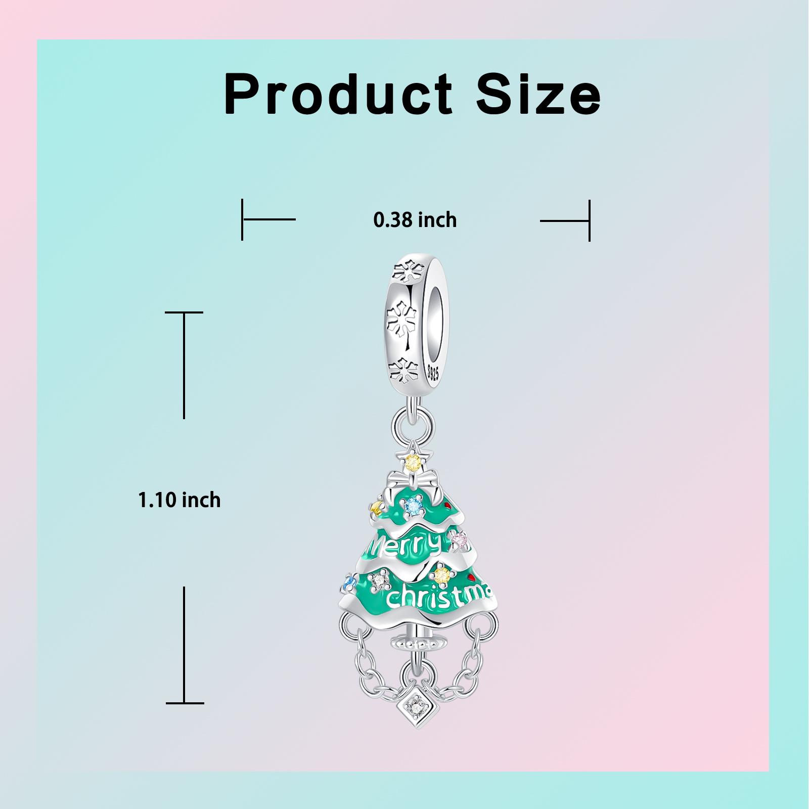 

Copper Family Charms Green Christmas Tree Of Life Pendant Fit 4Mm Hole Diamete Bracelets Women Diy Jewelry Gift