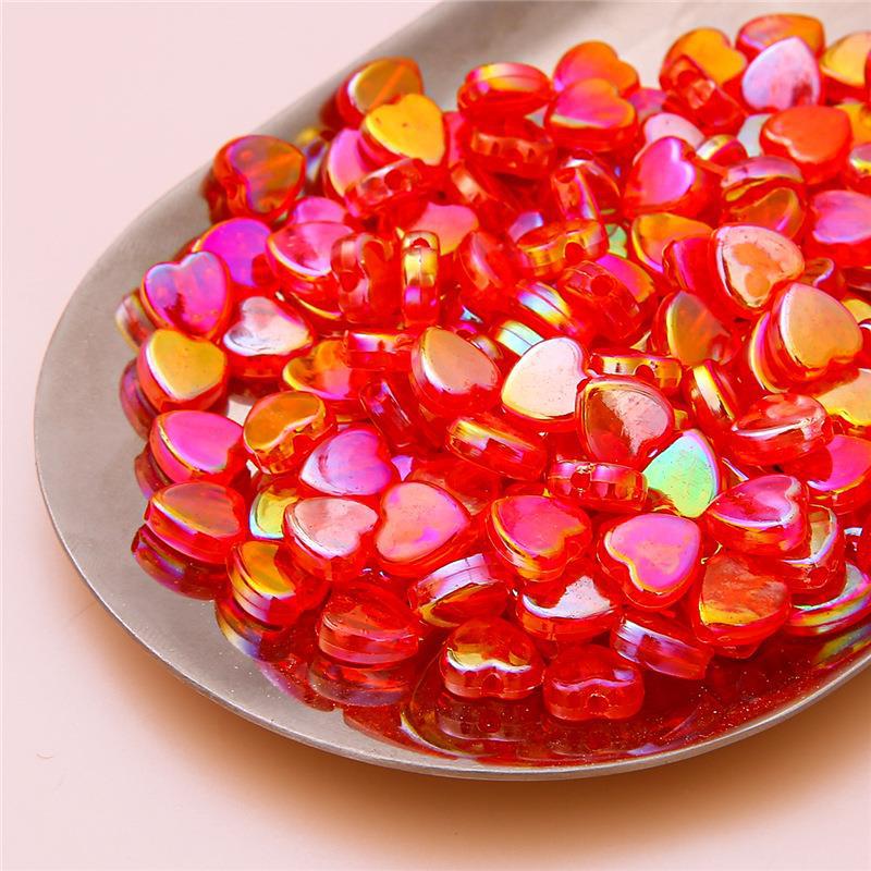 Acrylic Plated Color Beads for DIY Jewelry: Earrings, Bracelets, and Accessories.