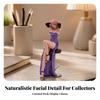 Seated Woman Figurine Static Resin Miniature Realistic for Collectors