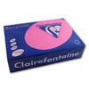 A4 Sheets - CLAIREFONTAINE - 250 Sheets - 210g - Bright Colors - Fuchsia Pink
