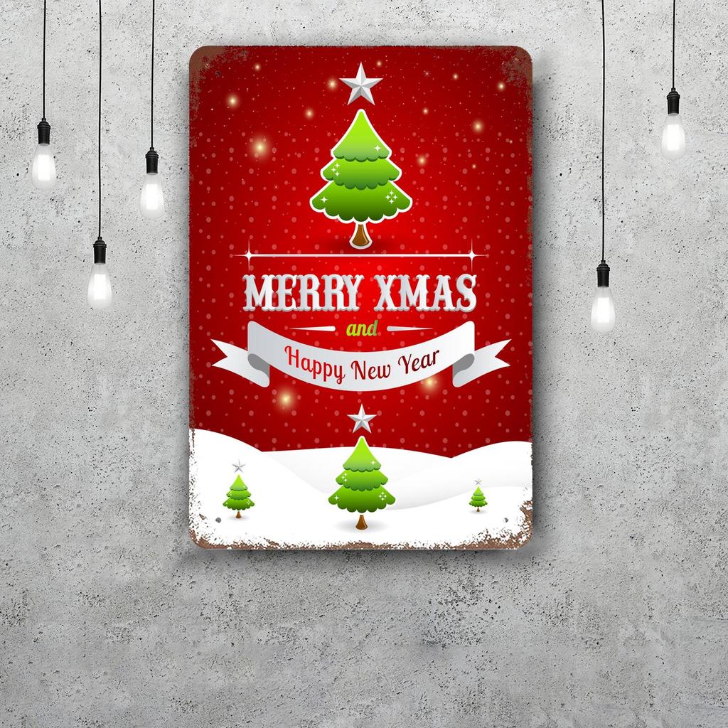 merry christmas Funny Bar Metal Sign Retro Plaque Vintage Sign Alcohol Drinker Pub Club Man Cave Kitchen Wall Decoration