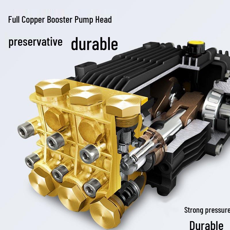 High-Power 220V/380V Commercial Car Wash Machine with Hose Reel for Shop or Farm