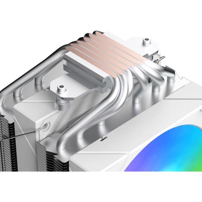 Ventirad CPU - XIGMATEK AK6 Dual Digital Arctic - AMD AM5/AM4 - Ventilateur 2x 120 Mm ARGB - Blanc