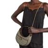 Gucci Ophidia GG Logo Vintage Chain Shoulder Strap Canvas With Leather Trim Mini Bag Women Shoulder Bag Beige Ebony 772308-K9GSG-8367
