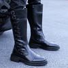 Men’s Motorcycle Boots Western Boots Black Jockey Boots Casual Brown Street Style Cool High Boots Plus Size