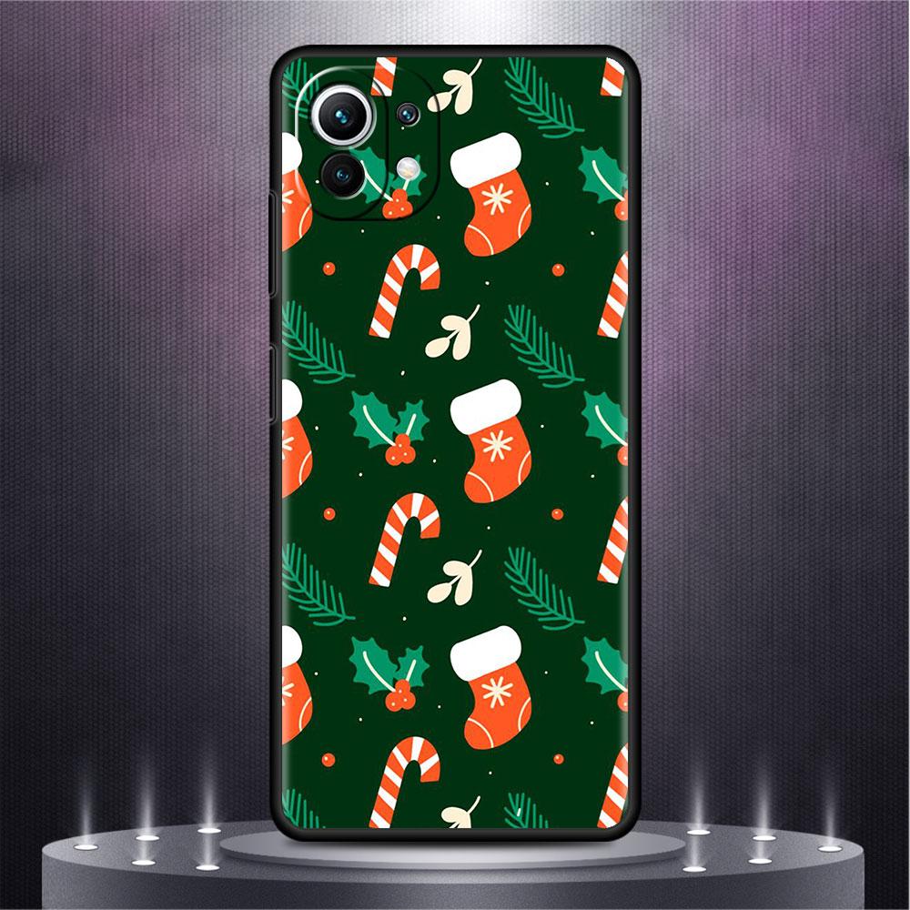 

Чехол для Xiaomi Mi Poco X3 NFC M4 F3 C40 11 11T 10T Pro 12 9T 9 10 Lite Мягкий чехол для телефона Snow Merry Christmas Xiaomi Mi 9