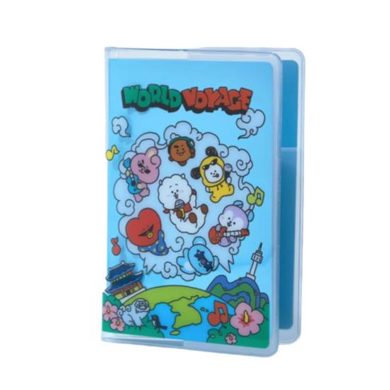 BT21 WORLD VOYAGE Travel Accessories Passport Case / Luggage Tag / carrier belt Official BT21 Goods BT21 Passport Case