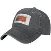 We Are Not Ok Distressed Flag Baseball Cap Washed Cotton Dad Hat Sun Protection Adjustable
