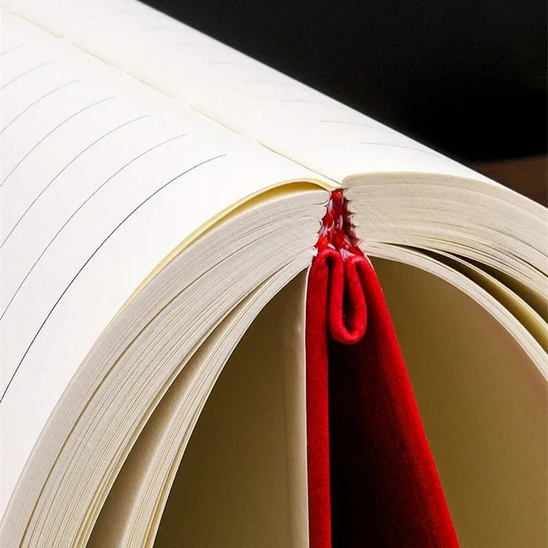 360 Pages Portable Extra-thick Wax-feeling Leather A5 Log Notebook for Daily Work Office School Supplies Korean Stationery