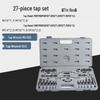 Manual Tap and Die Set: Tapping Drill Bits & Wrench Kit M3-M30