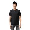 FILA Fitness Simple Sports Training Comfortable Versatile Breathable Knitted Short Sleeve T-Shirt Men Tops Deep-Black A11M621109FBK