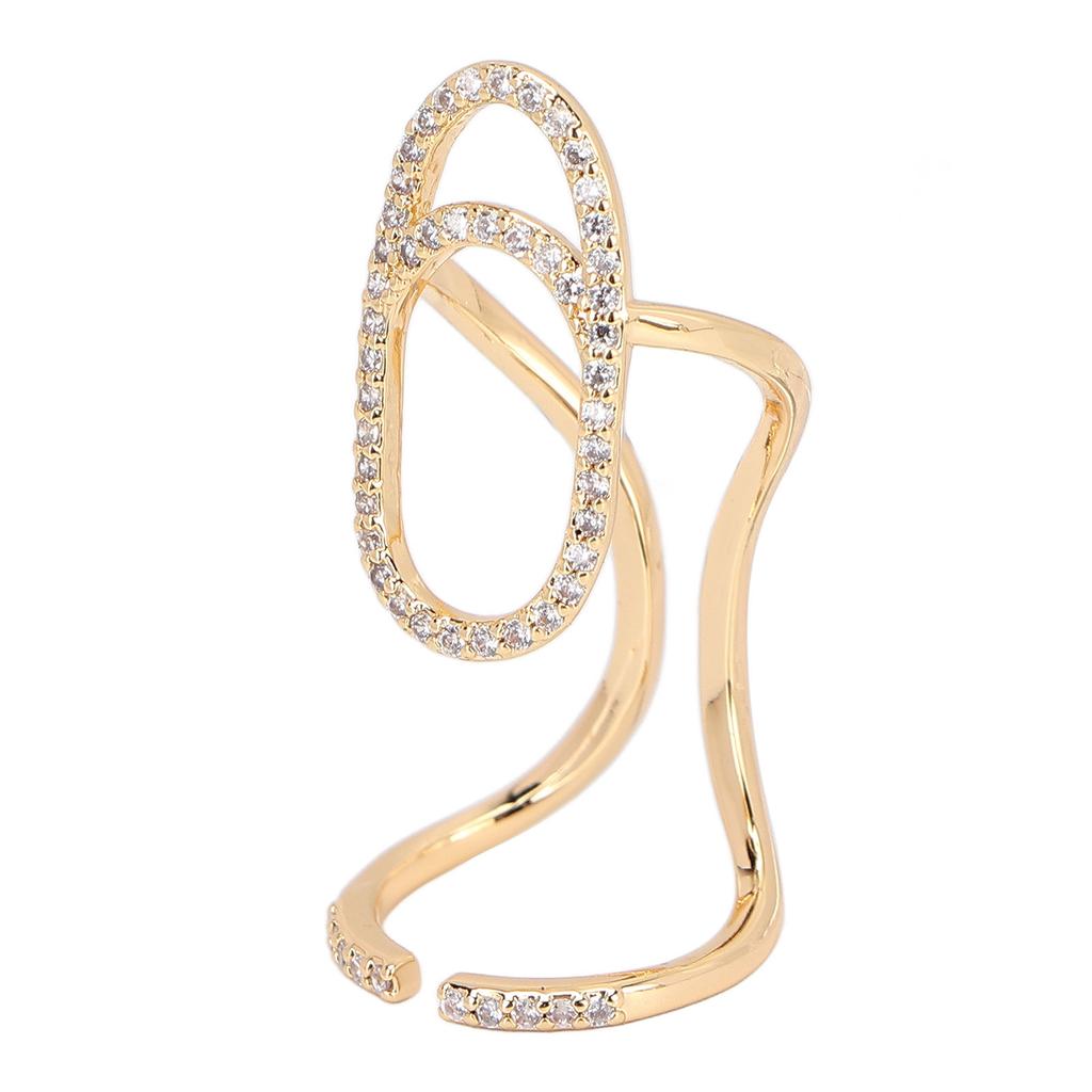 Nail Ring Safe Healthy Adjustable Fashionable Fingernail Jewelry Decorations for Parties