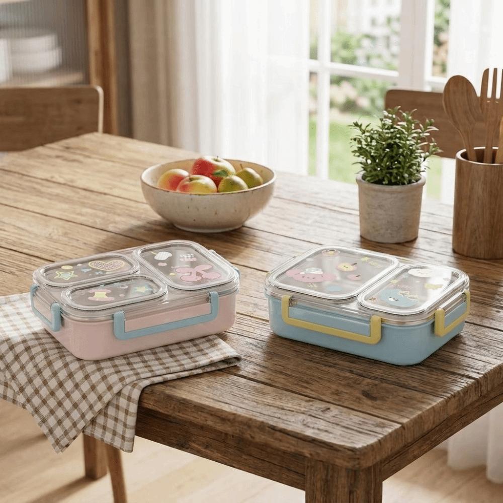 Luftdichte Edelstahl-Lunchbox Mikrowellengeeignet Isolierte Lunchbox Picknick