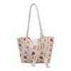 Large Capacity Bag for Women  Korean Version Bag  Pretty Cherry Print Shoulder Bag  Crossbody Bag