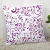 Pillowcase Flower Pattern Square  Christmas Zipper