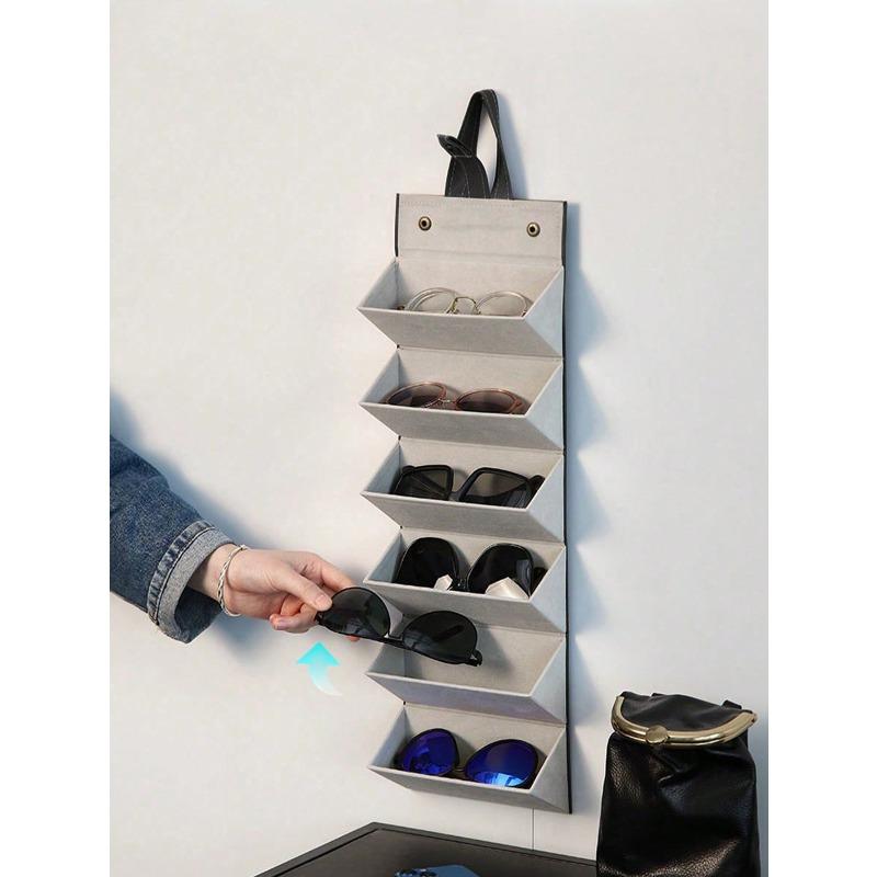 Stylish Multiple Pairs Eyeglasses Storage Box, Convenient Hanging Eyewear Holde