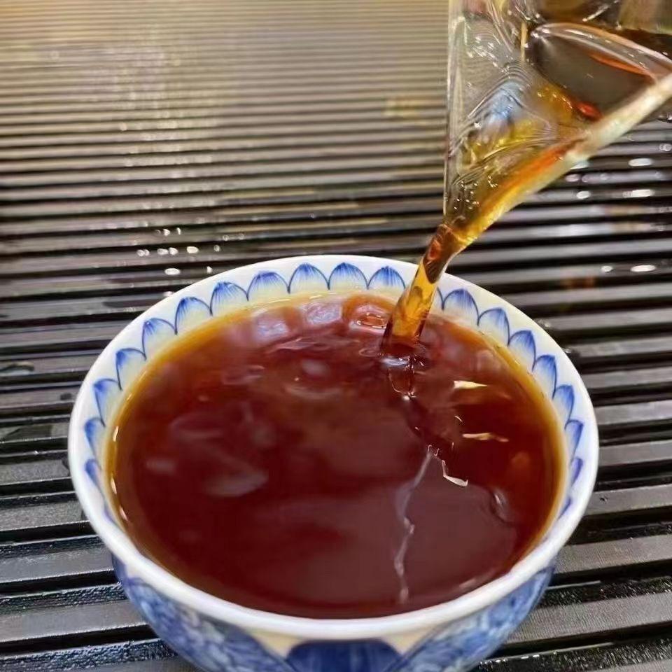 250g Yunnan Pu-erh Ripe Tea Jinfan Aged Puerh Cooked Tea Brick Pu'er Black Tea