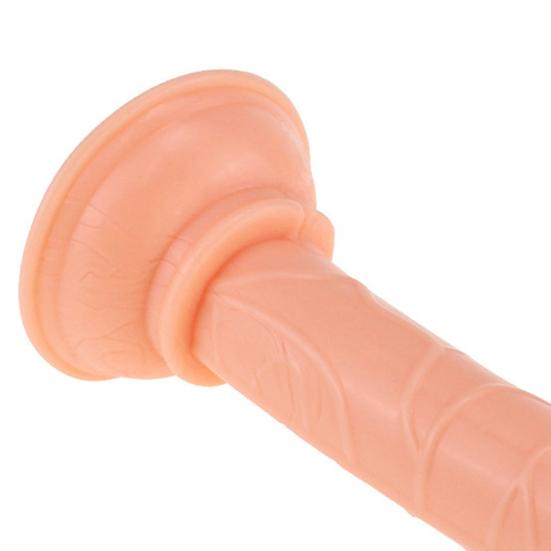 Dildo Anal Masturbator Bendable Smooth TPE Penis Thrusting Pleasure Wand for Lesbian