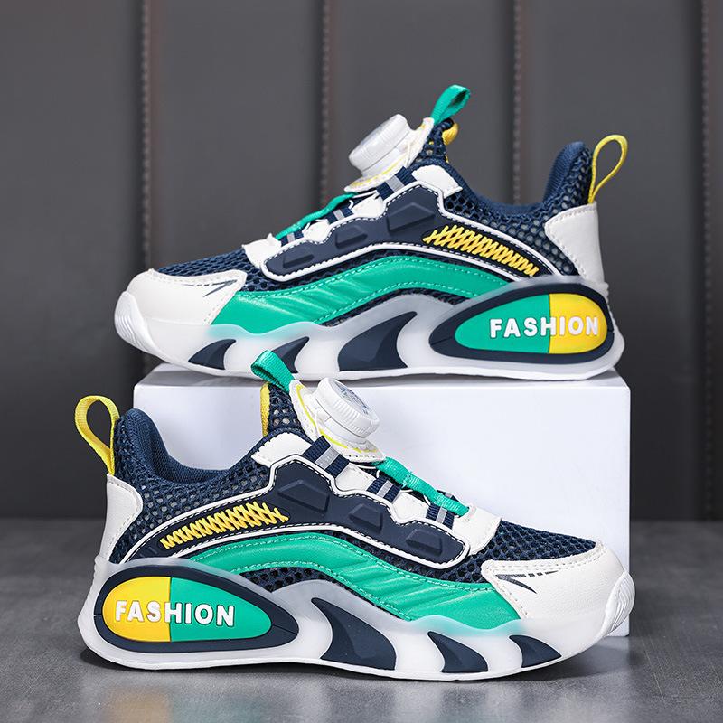 Foreign Trade Shoes Children's Single Net Breathable and Lightweight Summer Boys' Net Shoes Sports Running Shoes Girls' Casual Shoes